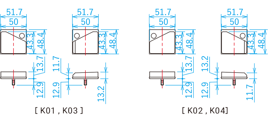 DB-0406の寸法図