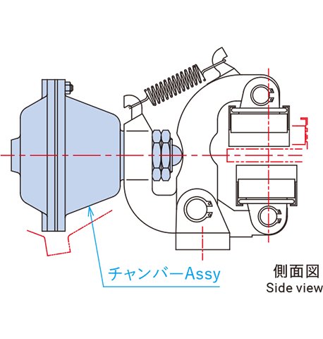 空圧ディスクブレーキ用チャンバーAssy | チャンバー | 空圧用 