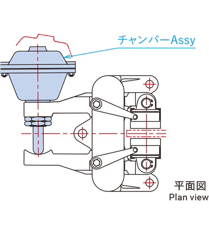 空圧ディスクブレーキ用チャンバーAssy | チャンバー | 空圧用 