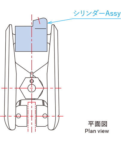 DB-3002A, DB-3003A用の装着図