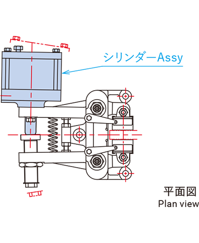 DB-3029AF用の装着図