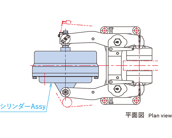 DB-3038AF, DB-3039AF用の装着図